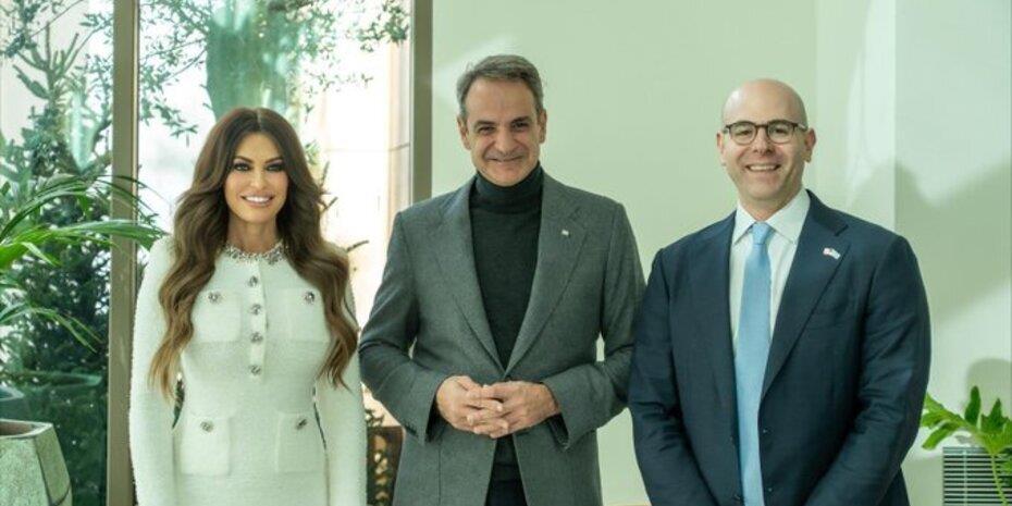 Γεύμα Μητσοτάκη με τον Μιράν της Fed και την Κίμπερλι Γκίλφοϊλ